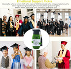 2025 Graduation Gifts for Him Her Emotional Support Pickle, Grad Decor Gifts, 5.9 X 1.96 inch, Handmade Positive Crochet Cucumber Gift for Women Men, Cute Knitted 2025 Graduation Decoration