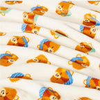 Amazon Basics Kids Fleece Blanket, Ultra-Soft Lightweight Throw for Children, Woodland Bears, 50 x 60 Inches