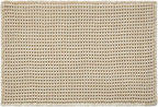 Pale Beige Bathroom Rug, Waffle Bath Mat Non Slip Washable Super Absorbent Quick Dry Boho Farmhouse Bathroom Decor, 24''x16'' Pale Beige