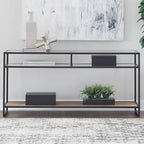Liberty Furniture Bedford Sofa Table for Living Room - Weathered Oak