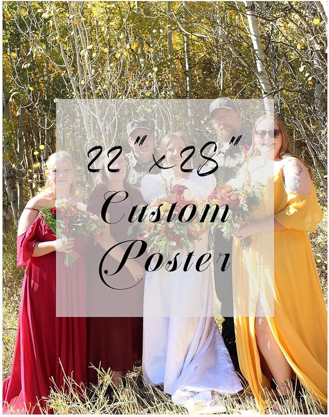 YXIMOX Custom 22" x28" Art Print on Premium Canvas, Personalized with Your Image or Design, Large Wall Decor for Living Room, Office, Bedroom, Custom Canvas Artwork(22"x28",Unframe)