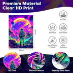 NYZE Astronaut Space Tapestry for Bedroom, Glow in the Dark Room Decor Wall Tapestries, Cool Galaxy Planet Wall Hanging, Wall Hanging for Men Guys Gamer Room Dorm Living Room 44x60 in