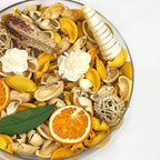 Qingbei Rina Spring Potpourri,Lemon Scented Potpourri Bowl Filler Dried Flowers,Home Fragrance Sachet of Petal, Vase Filler Decor.Bulk14 oz(Yellow)
