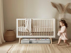 Under Bed Storage Containers with Window, Closet Organizers and Storage Bags, Foldable Underbed Storage Bags for Blankets, Clothing, Comforter, Linen Sheets, Wrapping Paper, 1 Pack, Grey