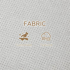 Peace nest Modern Accent Chair Comfy Living Room Suspended Chair Bedroom Armchair with Mental Frame Comfortable Upholstered Cushion for Balcony Lounge Reading Meeting Room Light Grey