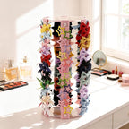Bow Organizer for Girls - Large Capacity Hair Clip Organizer, Effortless Hair Bow Holder for Home Dresser, Perfect for Gifting, Essential Storage Solution for Girls