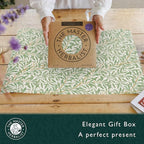 The Master Herbalist Fragrant Scented Drawer Liners in a William Morris Inspired Design | Pack of 5 Sheets | Contains Essential Oils | Made in The UK (Neroli & Bergamot)