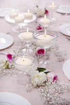 Bolsius Unscented 1.75" Floating Candles – Set of 160 White Floating Candles – Cute and Elegant Burning Candles – Candles with Nice and Smooth Flame – Party Accessories
