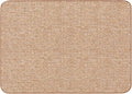 House, Home and More Skid-Resistant Carpet Indoor Area Rug Floor Mat - Praline Brown - 5 Ft X 7 Ft - Non Slip Rubber Backing, Stain Resistant, Dog Friendly, Living Room Bedroom Kitchen Entryway