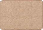 House, Home and More Skid-Resistant Carpet Indoor Area Rug Floor Mat - Praline Brown - 5 Ft X 7 Ft - Non Slip Rubber Backing, Stain Resistant, Dog Friendly, Living Room Bedroom Kitchen Entryway