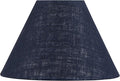 Aspen Creative 56018, Hardback Empire Transitional UNO Lamp Shade, Midnight Blue, 4" Top x 10" Bottom x 7" Slant Height, Slip UNO 33mm