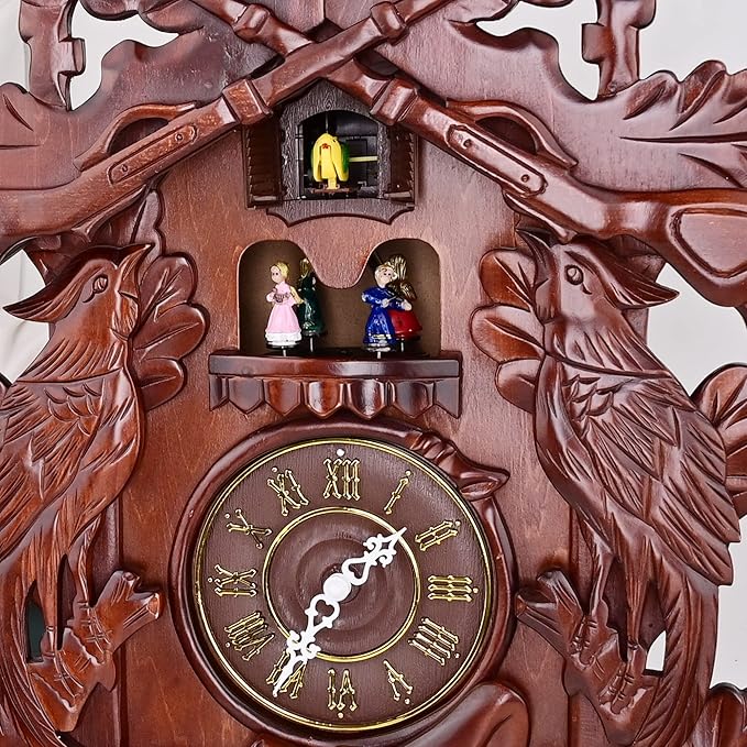 Kendal Cuckoo Clock Large Vintage Deer Handcrafted Wood Cuckoo Clock MX226C