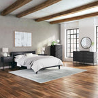Signature Design by Ashley Socalle Modern 6-Drawer Dresser with Safety Stop, Black