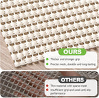 Songrey Non-Slip Rug Pad 2x10 FT, Extra Thick Carpet Pads for Hard Surfaces, Prevents Sliding and Secures Rugs, Provides Floor Protection with Comfort Cushioning