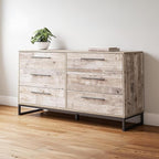 Signature Design by Ashley Neilsville 6 Drawer Dresser, Light Brown