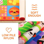 Classroom Rugs,Classroom Rug for Elementary,School Learning Seat Area Rug,Non-Slip Educational Classroom Carpet,Washable Kids Carpet for Playroom Nursery Kids Room