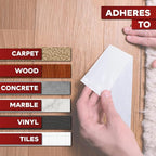 XFasten Double Sided Carpet Tape for Area Rugs, 2 Inch x 60 Yards – Heavy Duty Anti Slip Rug Grip Tape, Works as Rug Gripper, Residue Free, Wood Safe, Easy Removal for Hardwood and Laminated Floors