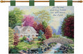 Manual Inspirational Collection 26 X 36-Inch Wall Hanging and Finial Rod, Autumn Tranquility with Verse by Nicky Boehme, 36 X 26-Inch