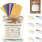 Bible Verse Jar for Christmas Gifts, Initial X Read Me When Prayer, Emotion and Feelings Scripture, Uplifting Jar Christian Gifts for Women, Scriptural Study Supplies Men Art Work for Family