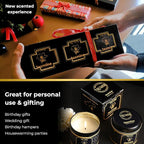 Jasmine Candle Strong Scented Soy Candel Clean Non Toxic Velas Aromáticas for Women Gift for Diwali Pack of 3 5Oz Decorative Tin Jars with Lids
