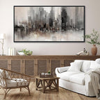 YDYSUNE NYC WALL ART Framed Ready to Hang Home Decor Black White Artwork Wall Art Prints Canvas Painting Large Size for Living Room Bedroom Office Decoration