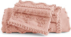 Bedsure Boho Duvet Cover Queen Size, Soft & Comfortable Elegant Design Boho Bedding for Decoration, Machine Washable Comforter Cover for All Seasons,Includes 1 Duvet Cover & 2 Pillow Shams,Light Pink
