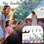 14 Packs Lavender & Eucalyptus Sachets Bags for Drawers and Closets, Long Lasting Scented Sachets Air Fresheners, Natural Odor Eliminator, Home Fragrance Potpourri Bag for Everywhere