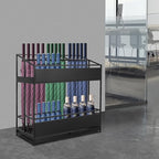 Umbrella Stands, Freestanding Umbrella Holder with Removable Water Tray (Black)