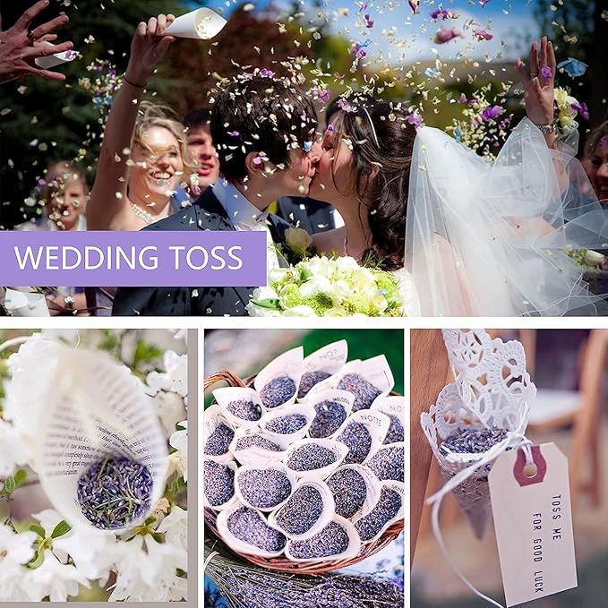 Cedar Space 32 Lavender Sachet Bags for Drawers and Closets Filled with Premium Dried Lavender Smell Good Products Long Lasting Bridal Shower Favors Home Fragrance Sachet Packets for Clothes Storage