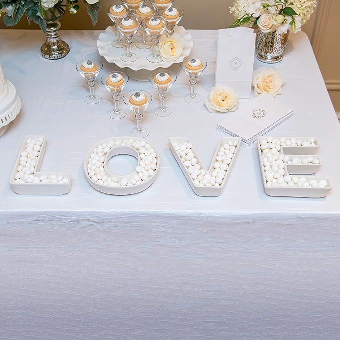 Weddingstar "LOVE" Plates Set