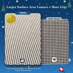 Veken Runner Rug Pad Gripper for Hardwood Floors, Non Slip 2.5x7 Ft Rug Pads for Area Rugs, Thick Rug Grippers for Tile Floors, Under Carpet Anti Skid Mat, Keep Your Rugs Safe and in Place