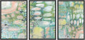 MUDECOR Framed Wall Art Print Set Vibrant Textured Abstract Multi-Colored Illustrations Modern Art Boho Decorative Colorful Chic for Living Room, Bedroom, Office - 16"x24"x3 Black