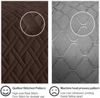 HORIMOTE HOME Quilt Set King Size Chocolate, Classic Geometric Diamond Stitched Pattern, Ultra Soft Microfiber Lightweight Bedding Bedspread Coverlet for All Season with 1 Quilt 2 Pillow Shams
