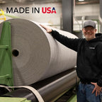 RUGPADUSA - Eco-Plush - 8'x12' - 1/2" Thick - 100% Felt - Luxurious Cushioned Rug Pad - Available in 3 Thicknesses, Many Custom Sizes