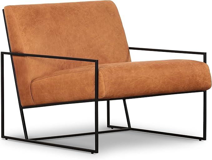 Bo Lounge Chair in Cognac Tan