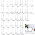 30 Pack Acrylic Book Display Stand - Adjustable Clear Easel Holder Display Collector Stand for Comic Books, CD DVD, Plates, Magazines, Postcard, Artworks, Collectibles & Home Office Decor