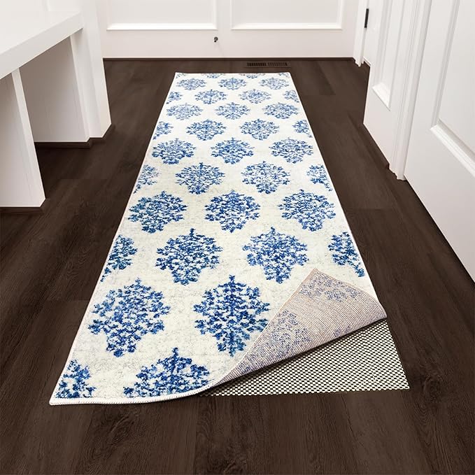 Veken Runner Rug Pad Gripper for Hardwood Floors, Non Slip 2x10 Ft Rug Pads for Area Rugs, Thick Rug Grippers for Tile Floors, Under Carpet Anti Skid Mat, Keep Your Rugs Safe and in Place