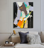 Art Modern Abstract Art Oil Painting Heavy Textured Canvas Wall Art Living Room Bedroom Corridor Office Wall Decoration 28x40 Inch