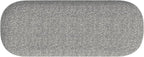 HomePop Ellipse Modern Storage Bench with Metal Legs |Homepop Home Décor|Bench with Storage for Living Room & Bedroom - Gray