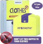 Clothing Moth Traps - 11 Count - Foldable Moth - Eco-Friendly Hassle Control - Pheromone Technology - Closet Mothballs - Wood/Carpet/Clothes
