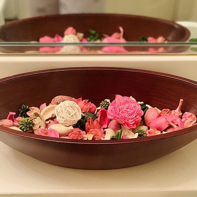 Qingbei Rina Valentine Potpourri,Rose Scented Spring Potpourri Bowl Filler Dried Flower,Pink Decorative Popery,Home Fragrance Perfume,Bathroom Decor,9.8 Oz