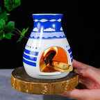 Handcrafted Palo Santo Burner – Hopi-Inspired Ceramic Incense Dish for Aromatherapy – Suitable for Sage, and Cone Incense – Ideal for Energy Cleansing, Yoga, Meditation, Zen, Altar Décor