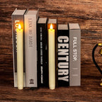 Homemory 2 Pcs Real Wax Made Flameless Taper Candles with Remote and Timer, 9.6" Ivory Battery Operated Candle Stick Flickering, Led Taper Candles with Lifelike Flame for Indoor Home Decor