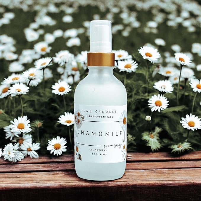 Chamomile Room Spray – Made in USA, Clean Ingredients, Essential Oils, Long-Lasting Relaxing Home & Linen Fragrance Floral Relax