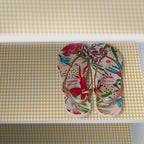 The Master Herbalist Fragrant Sandalwood SCENTED DRAWER LINERS in a BARLEY GINGHAM Design | Pack of 5 Sheets | Contains Essential Oils | MADE IN THE UK.
