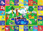 Baby Play Mat for Floor, Baby Crawling Mat Soft Surface Toddler Playmat for Babies, Non-Toxic Foldable Non-Slip ABC Mats for Kids Infants Girls Boys (47.2X31.5 INCH)