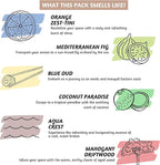 Folkulture Incense Sticks (120 Sticks) | Set of 6 Premium Summer Incense Stick for Mediation, Aromatherapy,Gifts| No Charcoal, Organic, Non Toxic, 45 Mins, Long Burning Summer Scents Insence-Sticks