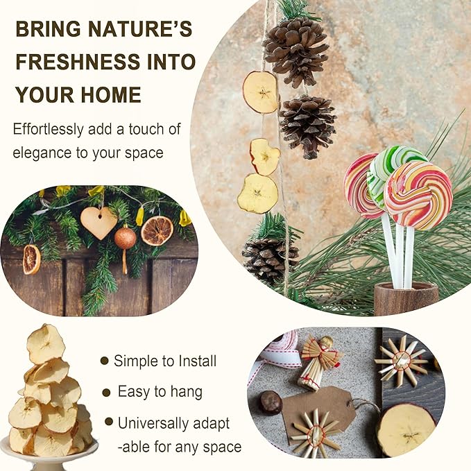 Apple Slices, Dried Apples, Dried Apple Slices, No Added Sugar, Simmer Pot Mix, Potpourri Bowl Filler, Concentrated Apple Flavor & Nutrition, Elevate Cakes, Juice & Home Decor, Fruity Warmth & Sweet Wishes, Resealable Bag, Convenient & Extended Freshness