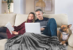 Utopia Bedding Grey 300GSM Fleece Blanket (Queen Size - 90x90 Inch) Luxury Soft Bed Blanket (Bulk Pack of 9)