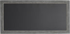 DesignOvation Wyeth Framed Magnetic Chalkboard, 13" x 26", Gray